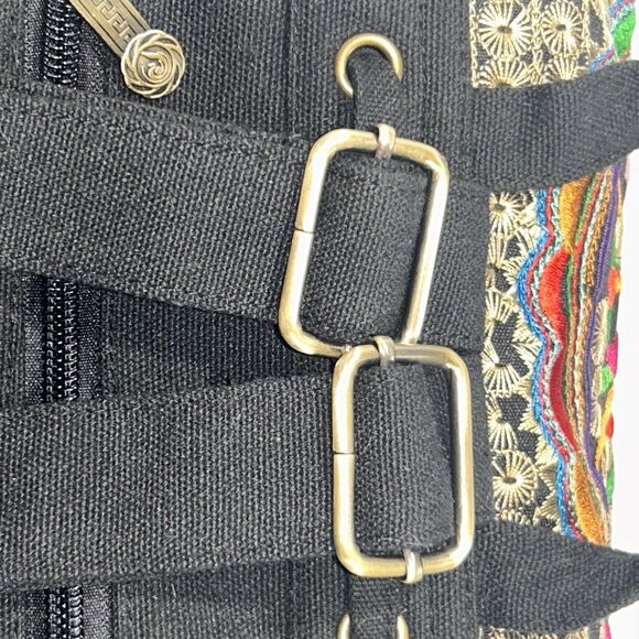 Goodhan‎ Vintage Brand Backpack Small Embroidered Floral - Picture 13 of 15